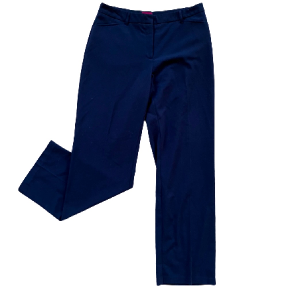 🛍️2/$10 212 COLLECTION NAVY BLUE DRESS PANTS WORK PANTS SIZE 10